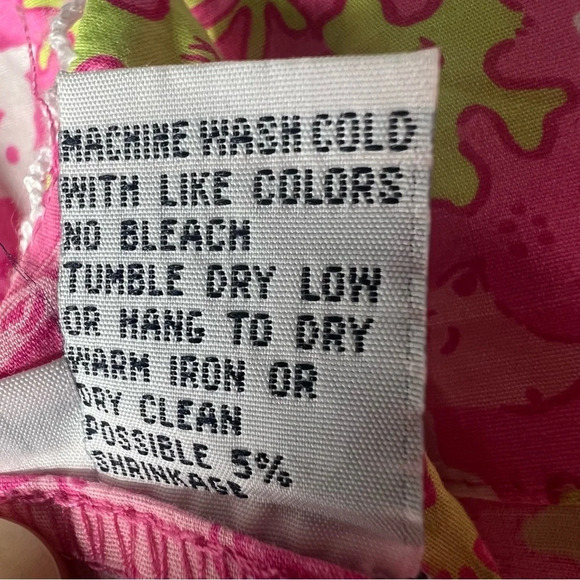 Lilly Pulitzer Happy Hippos Vintage Pink Midi Mini Dress sz 4 Barbiecore Tennis - Picture 7 of 7